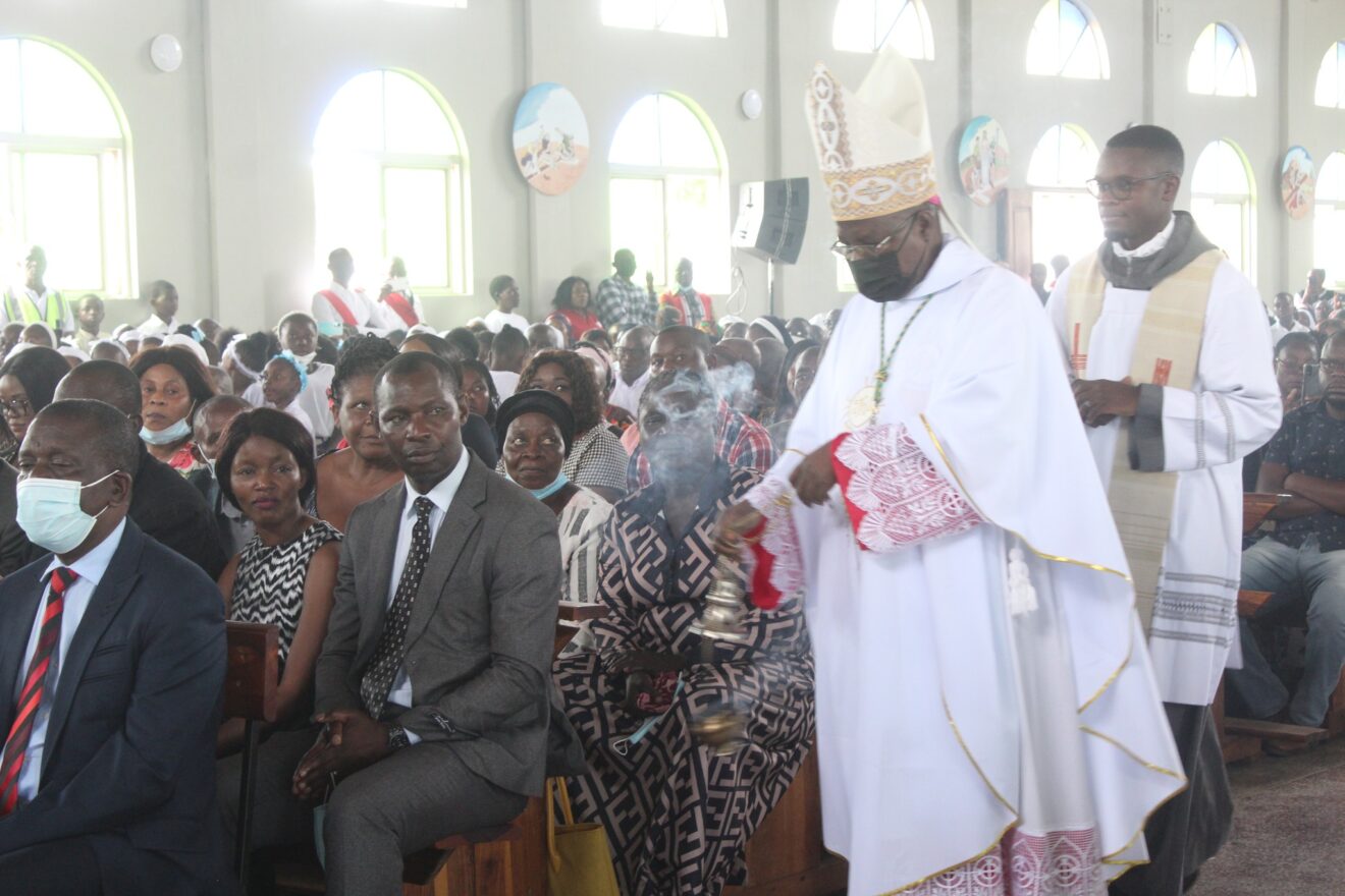 Mass for the consecration and blessing of the new church building at St ...